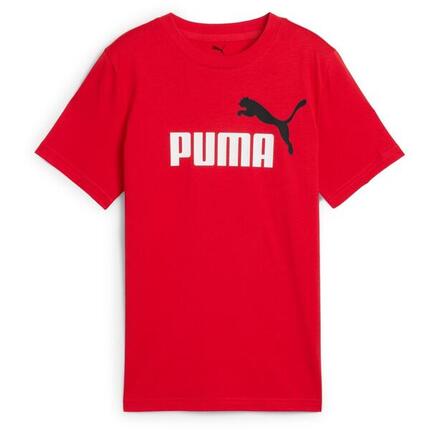 T-shirt Puma Ess 2 Color No.1 Logo Tee B, Rouge, Enfants