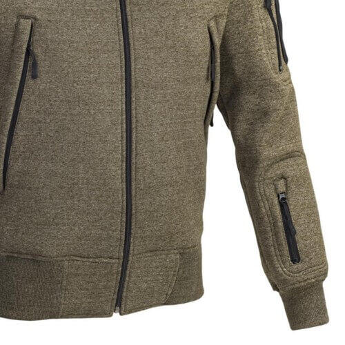 Giacca gilet maglione da uomo Tattica con cappuccio - Verde 5/5