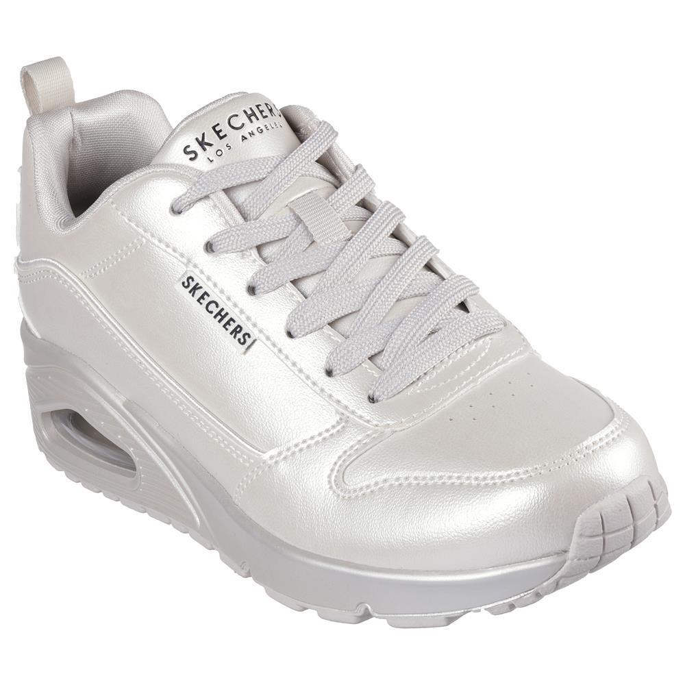Zapatilla Mujer Skechers Uno Air Galactic Gal Ofwhite Metalizado 2/7