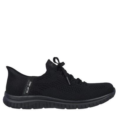 Zapatilla Mujer Skechers Slip-ins Virtue Divinity Tejido Negra