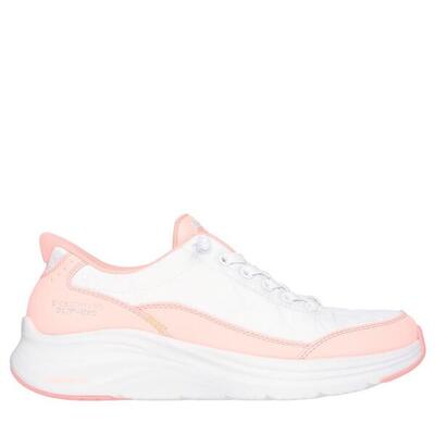 Zapatilla Mujer Skechers Slip-ins Vapor Foam Blanca-coral