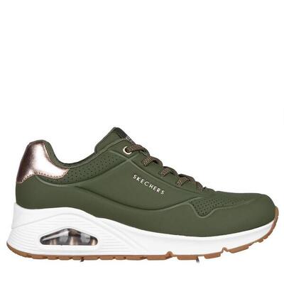 Zapatilla Camara Aire Mujer Skechers Uno Stand On Air Kaki