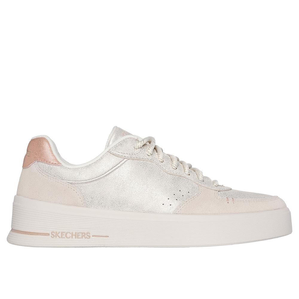 Baskets FEMME Skechers Hiland Shimmering Splendid BEIGE Metal 1/5