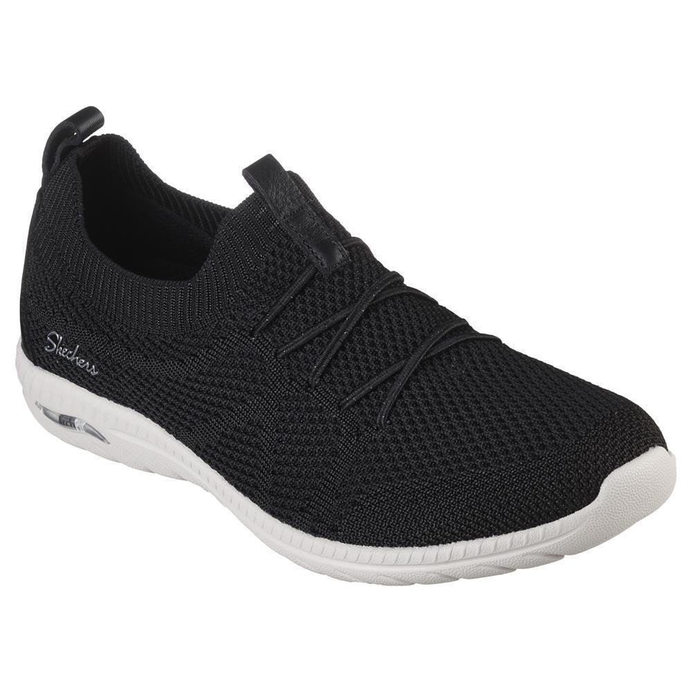 Baskets FEMME Skechers Arch Fit Flex mesh   Knit NOIR 2/5