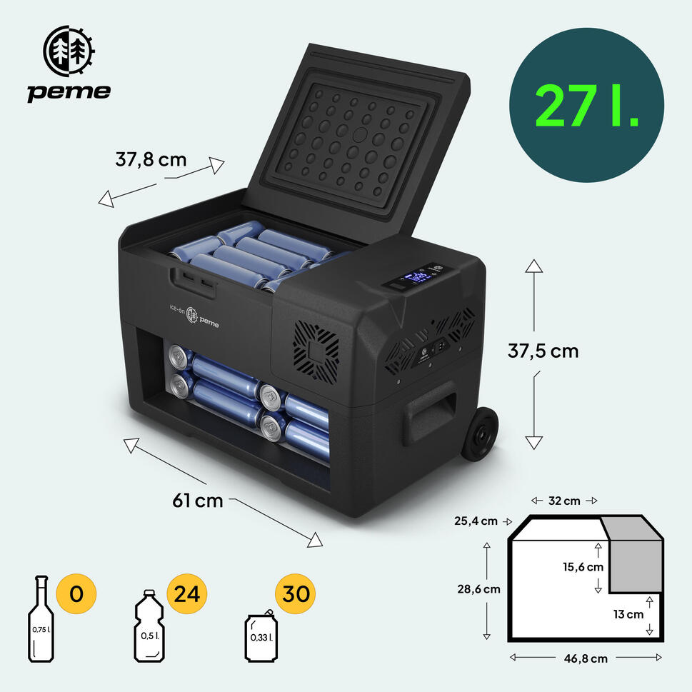 Lodówka turystyczna Peme Expedition 28L 12/230v