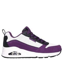 Baskets FEMME Skechers Uno Two Much Fun VIOLET Y BLANC