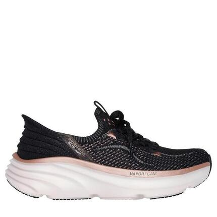 Zapatilla Mujer Skechers Slip-ins D'lux Vapor Tejido Negro
