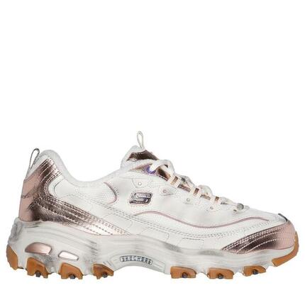 Zapatilla Mujer Skechers D'lites Vintage Vision Beig-oro