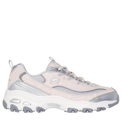 Zapatilla Mujer Skechers D'lites Vintage Chromatic Beig