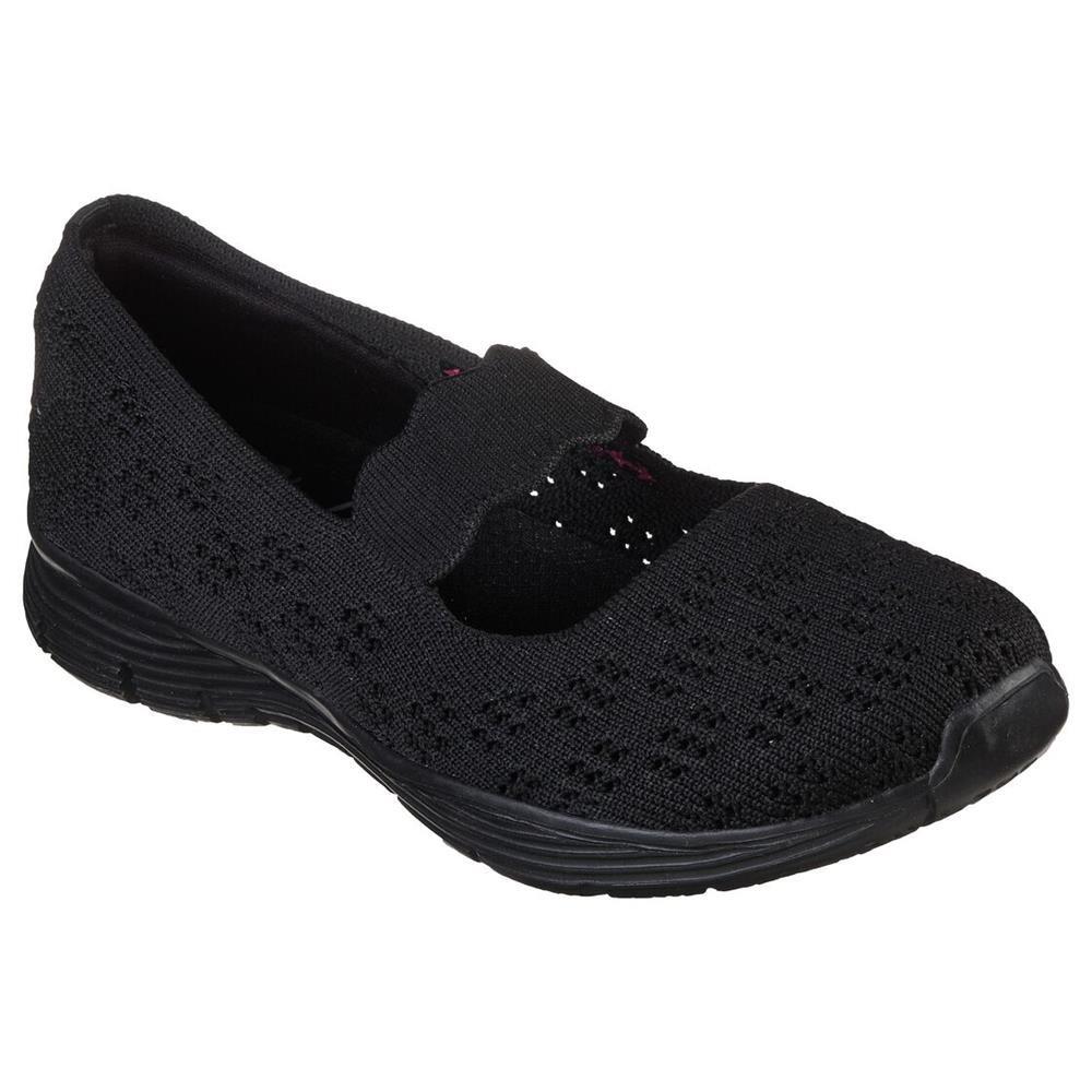 Bailarinas FEMME Skechers Seager - Simple Things tissu NOIR 2/7
