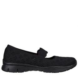 Bailarinas FEMME Skechers Seager - Simple Things tissu NOIR