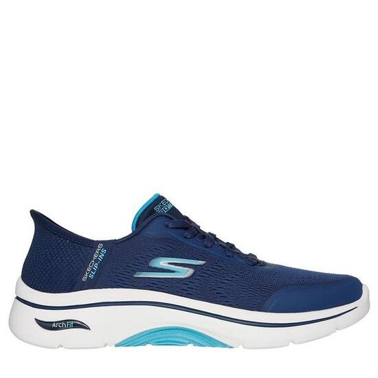 Zapatilla Mujer Skechers Go Walk Arch Fit 2.0 Valc Tejido Azul