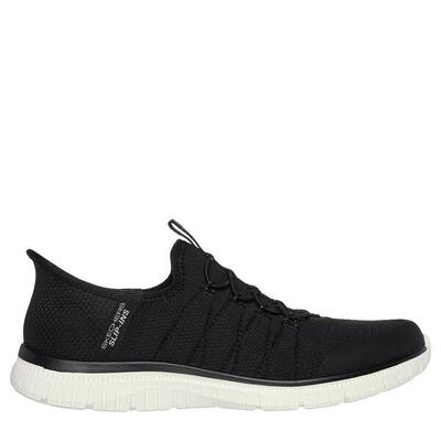 Zapatilla Mujer Skechers Slip-ins Virtue Glow Tejido Negra