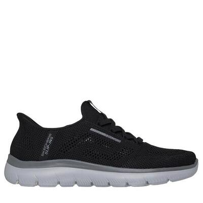 Zapatilla Hombre Skechers Slip-ins Summits -perfo Malla Negra