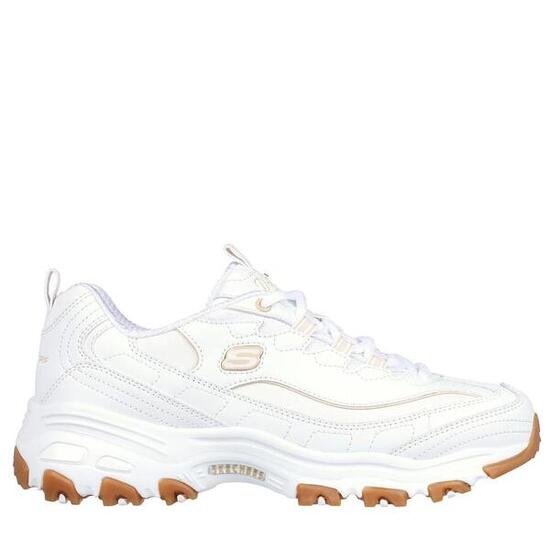 Zapatilla Mujer Skechers D'lites Good Neutral Blanca
