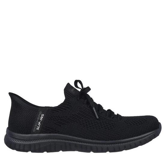 Zapatilla Mujer Skechers Slip-ins Virtue Divinity Tejido Negra