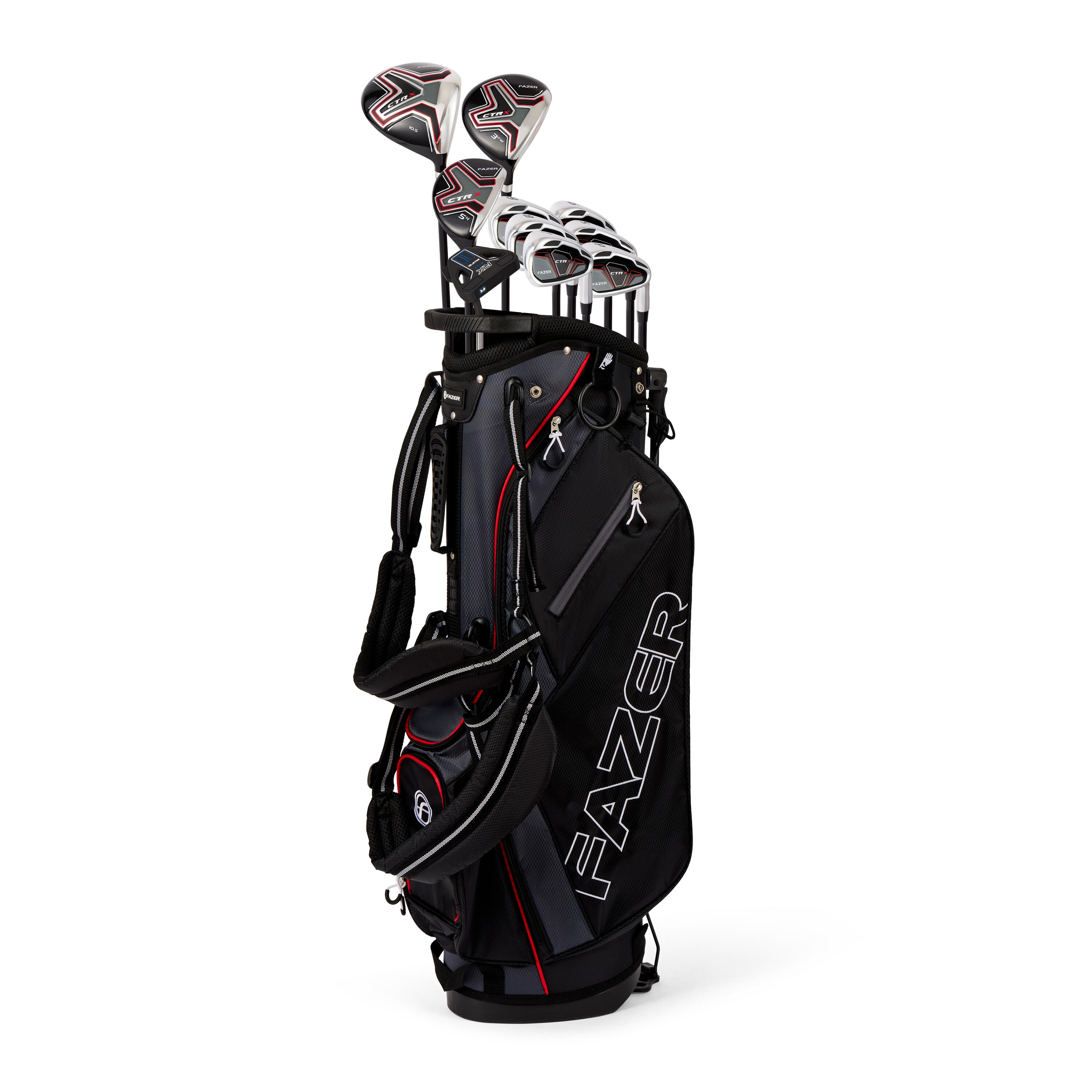 FAZER Fazer CTRX Full Golf Package Set - Steel - Stand Bag