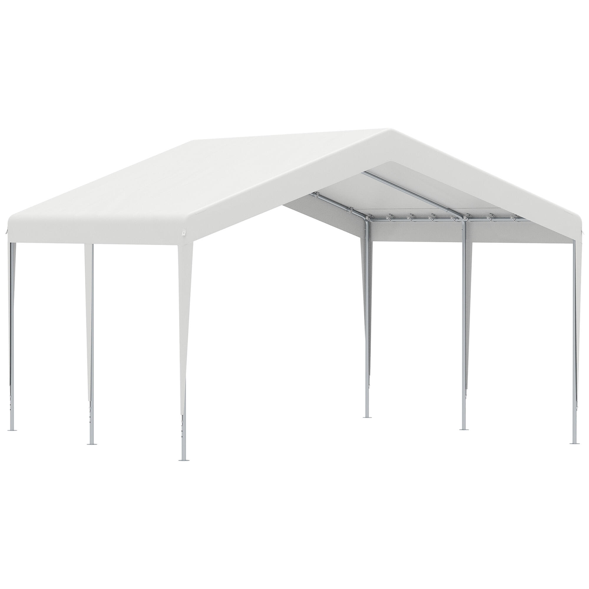 Toldo de campismo 4x4m impermeável branco