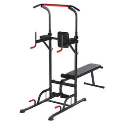 Tour d'exercices multi-station avec banc