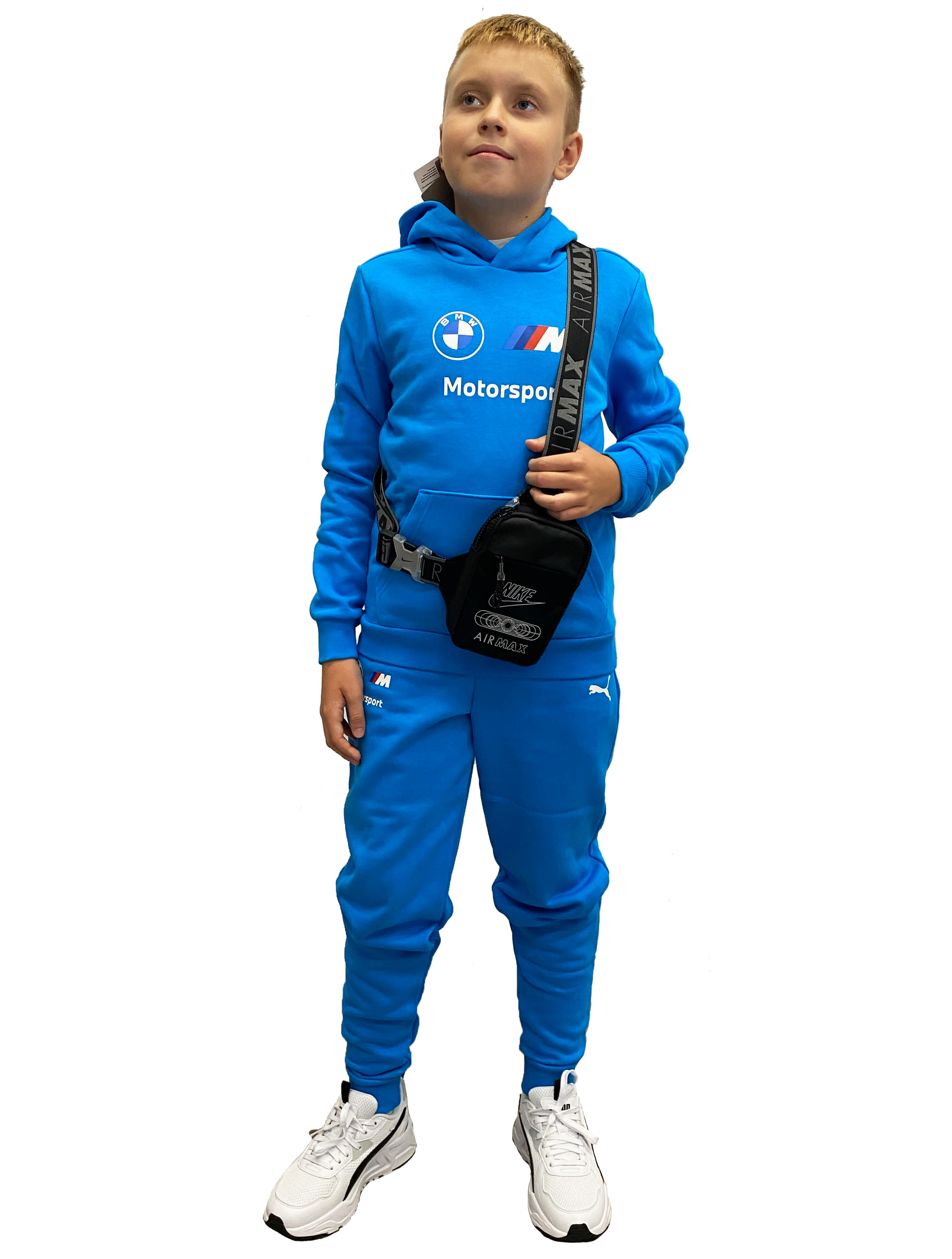 Felpa sportiva Puma BMW MMS per bambino [536522 15] 4/5