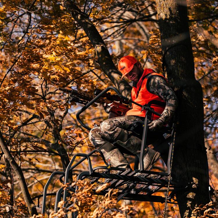 LADDER STAND PUESTO CON ESCALERA LOCKDOWN™  WIDE 1-MAN 2/7