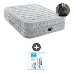 Matelas gonflable Bestway Alwayszair - 2P - 203x152x36 cm + Accessoires CB21