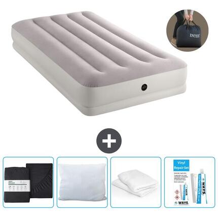 Matelas gonflable Intex Mid-Rise - 1P - 191x99x30 cm + Accessoires CB17