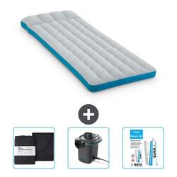 Matelas gonflable Intex Camping - 1P - 184x67x17 cm + Accessoires CB8