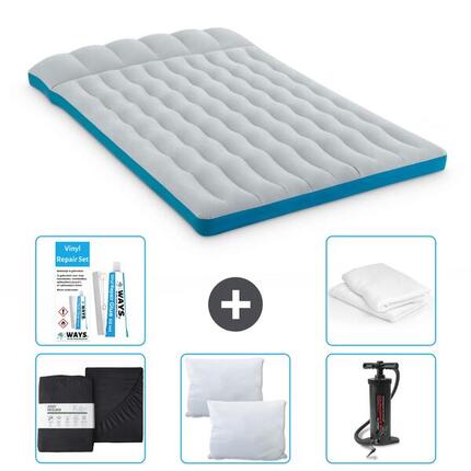Matelas gonflable Intex Camping - 2P - 189x72x20 cm + Accessoires CB5