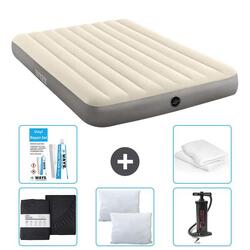 Matelas gonflable Intex Pillow Rest - 2P - 191x137x25 cm + Accessoires CB5