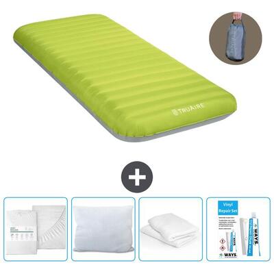 Luchtbed intex truaire - 1p - 191x76x17 cm + accessoires cb15