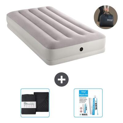 Luchtbed intex prestige - 2p - 203x152x30 cm + accessoires cb18
