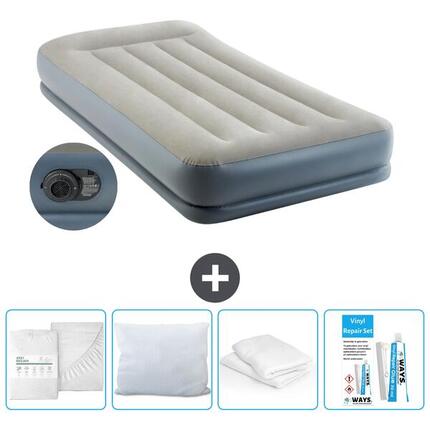 Matelas gonflable Intex Prestige - 2P - 203x152x30 cm + Accessoires CB15