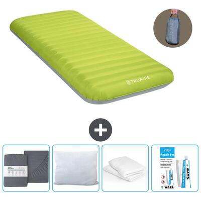 Luchtbed intex truaire - 1p - 191x76x17 cm + accessoires cb19