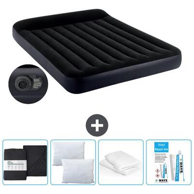 Luchtbed intex prestige - 1p - 191x99x25 cm + accessoires cb17