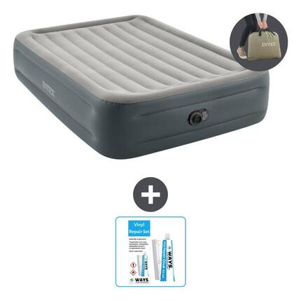 Luchtbed Intex Essential -2P - 203x152x46 cm + Accessoire CB21