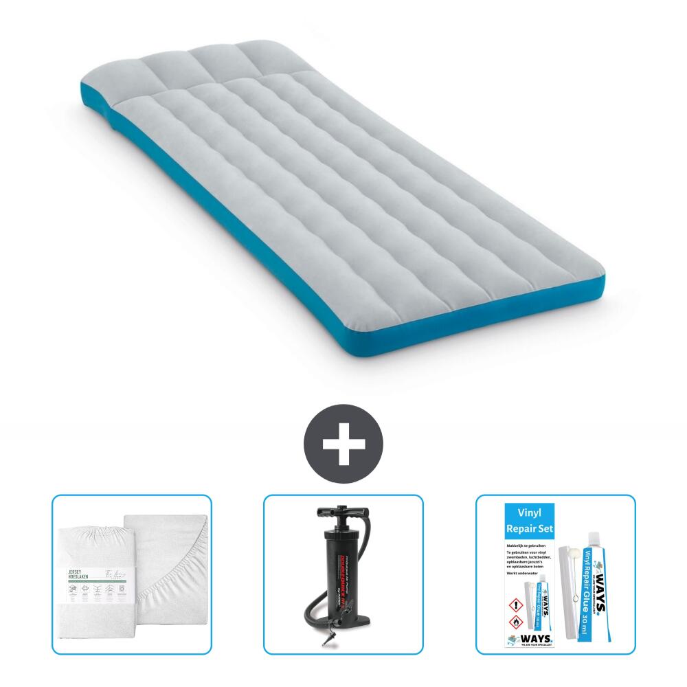 INTEX Luchtbed Intex Campingmat - 2P -  189x72x20 cm + Accessoires CB3