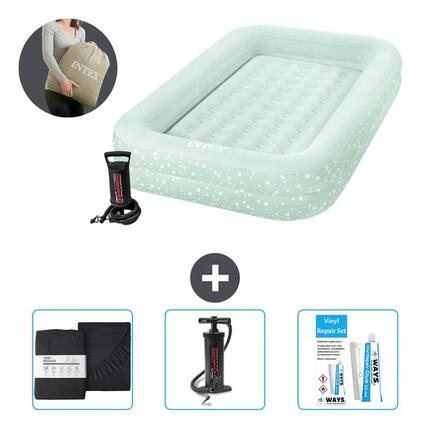 Matelas gonflable Intex Kidz - 1P - 168x107x25 cm + Accessoires CB7
