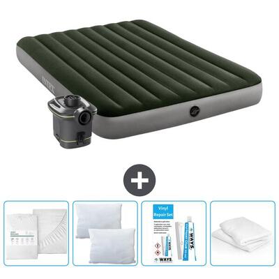 Luchtbed intex prestige - 2p - 203x152x25 cm + accessoires
