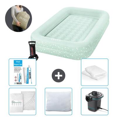 Luchtbed intex kidz - 1p - 168x107x25 cm + accessoires cb2