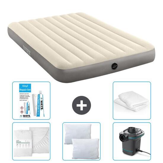 Matelas gonflable Intex Single - 2P - 203x152x25 cm + Accessoires CB2