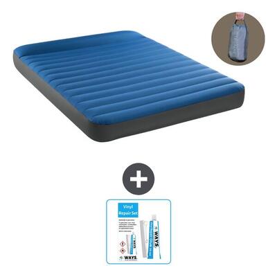Luchtbed intex truaire - 2p - 203x152x22 cm + accessoire cb21