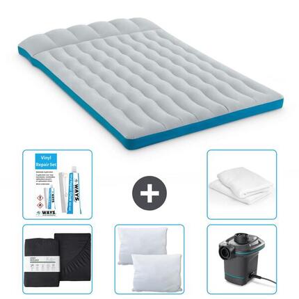 Matelas gonflable Intex Camping - 2P - 189x72x20 cm + Accessoires CB6