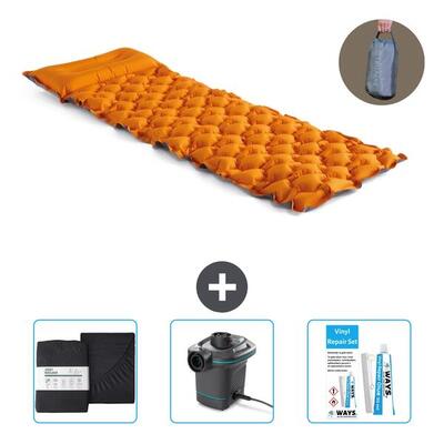 Luchtbed intex truaire - 1p - 191x71x11 cm + accessoires cb8