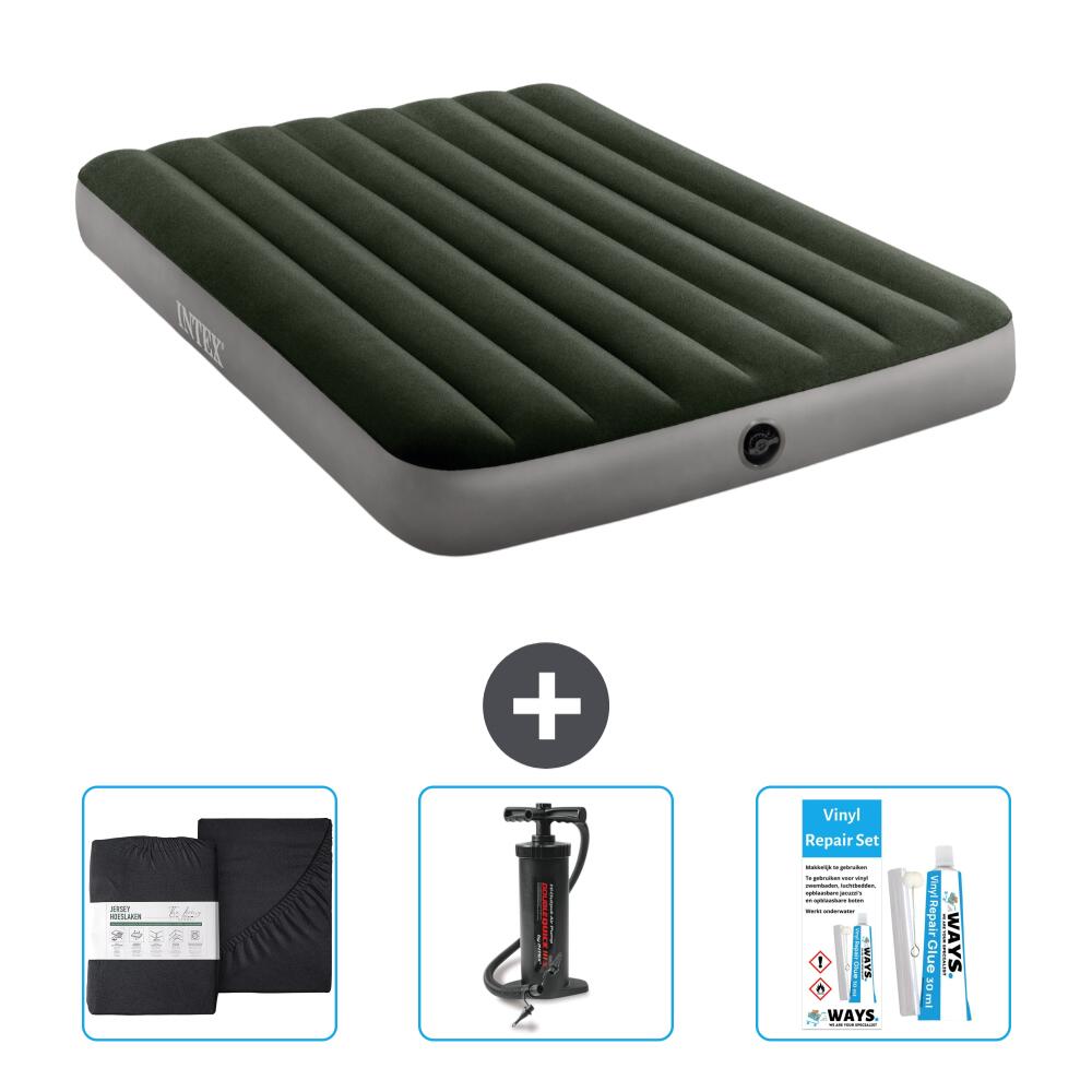 BESTWAY Luchtbed Intex Prestige - 2P -  191x137x25 cm + Accessoires CB7
