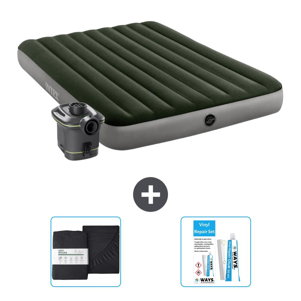 INTEX Luchtbed Intex Prestige - 2P -  203x152x25 cm + Accessoires CB18