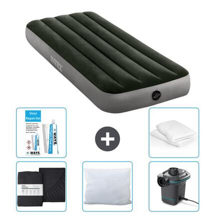 Matelas gonflable Intex Prestige - 1P - 191x76x25 cm + Accessoires CB6