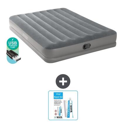 Matelas gonflable Intex Prestige - 1P - 191x99x30 cm + Accessoires CB21
