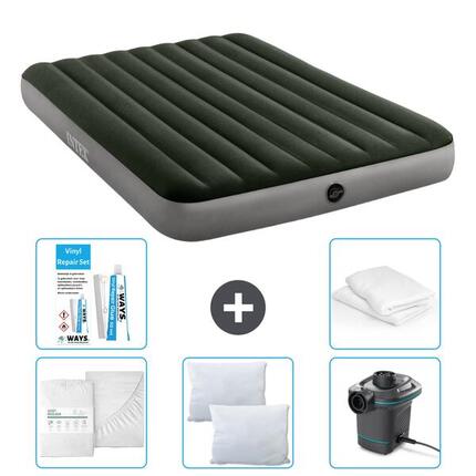 Matelas gonflable Intex Single - 2P - 203x152x25 cm + Accessoires CB2