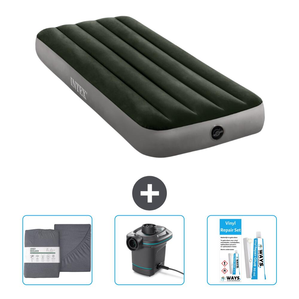 INTEX Luchtbed Intex Prestige - 1P -  191x76x25 cm + Accessoires CB12